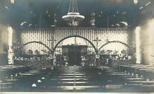 Postcard RPPC C-1910 Church Interior 23-4219 picture