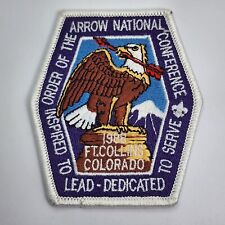NOAC 1988 Inspired To Lead Dedicated To Serve Patch New 3.9