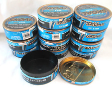 12 EMPTY SKOAL BLUE CANS Lot Crafts SMOKELESS NO TOBACCO inside TINS Mint X-TRA picture