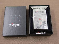 168-Ka1104-60 Zippo Oil Lighter Ggb Built 1955 Silver Dust 2015 Made In April picture