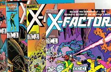 X-FACTOR #1 #2 #3 #4 (LOT of FOUR) Marvel 1986, NEW, Near Mint picture