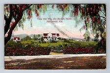 Hollywood CA-California, Vista Del Mar, Bartlett Home, Vintage c1909 Postcard picture