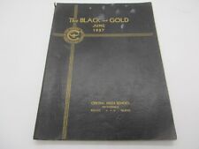 1937 The Black and Gold Central High School Providence RI Yearbook picture