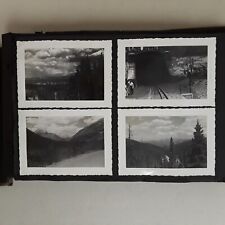 VTG Black & White Photographs Album Collection + Postcards 1936 Travelog Wyoming picture