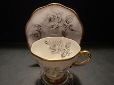 Foley EB 1850 Pale Blue Black Rose Fine Bone Chine From England  picture
