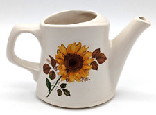 Vintage McCoy Pottery Watering Can Sunflower Transfer Ware USA picture