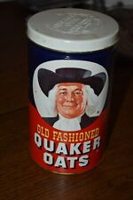 Vintage 1982 Old Fashioned Quaker Oats Tin Can Collector's Limited Edition picture