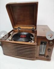 Antique Philco Radio Record Player Wood Case, Model 46-1203 picture