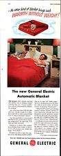 1947 vintage original ad General Electric Automatic Heating Blankets e3 picture
