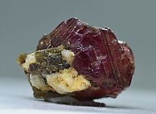 4 Carat Superb Natural Rare Red Color Spinel Crystal with Mica picture