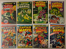 Captain Marvel lot #2-62 Marvel 1st S. (avg 4 (range 2 to 6)) 17 diff (1968-'79) picture