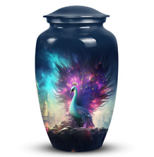 Peacock Protecting A Realm Burial Urn For Adult Ashes Female & Male picture