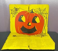 Halloween Fortune and Stunts Game Poster Unused 1930s Pumpkin Spider Rare Vtg picture