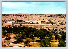 Vintage Postcard Jerusalem Mount of Olives Jerusalem Jordan picture