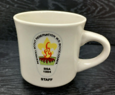 Vintage BSA Boy Scout Mug WD Boyce Council Ingersoll Reservation Coffee Cup 1994 picture