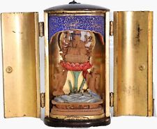 Vintage Hinduism Buddhism Religious Alter Individual Portable Prayer Alter picture