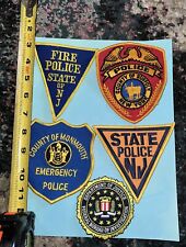Lot Of Five Vintage Police Patches picture
