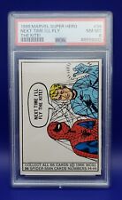 1966 Donruss Marvel Super Hero #34 Spider-Man Rookie RC Fly the Kite 🔥 PSA NM 8 picture