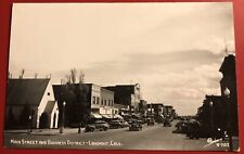Rare 1955 Main Street Longmont Colorado RPPC Postcard FANTASTIC picture