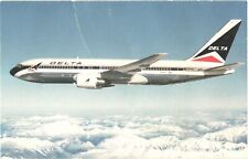 The Boeing 767, A Sleek Twin-jet Aircraft Delta Air Lines Postcard picture