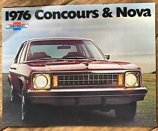 NOS 1976 CHEVROLET CONCOURS NOVA Dealer Sales Brochure Nova SS Super Sport picture