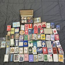 MASSIVE 82 DECKS LOT Mostly Vintage Lot PLAYING CARD DECKS 4000+ Cards / 17 Lbs picture