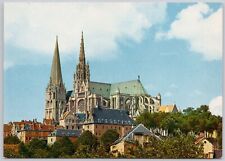Chartres Cathedral France Vintage Postcard picture