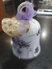 Hammersley Victorian Violets English Countryside Bone China Bell - Perfect picture