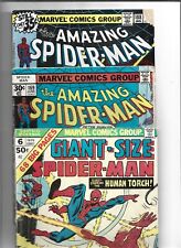 MARVEL AMAZING SPIDER-MAN LOT OF 3 BRONZE AGE COMICS READERS **FREE SHIPPING** picture