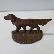 Vintage Cast Iron Single Bookend Pointer Irish Setter Dog 101783 picture