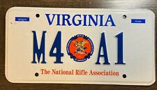 Virginia Personalized Vanity License Plate Tag NRA M4 A1 Marine Man Cave Sign picture