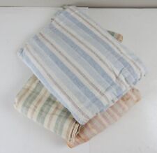 Vintage Stripe Cotton Brushed Flannel Fabric 3 Pc. Total 10 Yards picture