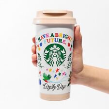 Starbucks Japan HAVE A BRIGHT FUTURE by SHOGO SEKINE Stainless ToGo Tumbler 473m picture