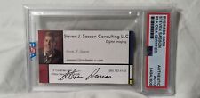 Steve Sasson PSA/DNA Autographed Signed Business Card Invented Digital 📸 Camera picture