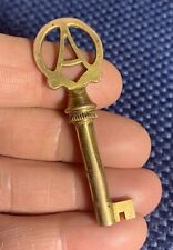 Vintage Antique Brass Skeleton Key picture