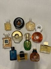 Vintage Mini Perfumes, Travel Size Name Brands, Lot Of 11Partial To Full Bottles picture