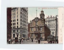 Postcard Old State House Boston Massachusetts USA picture