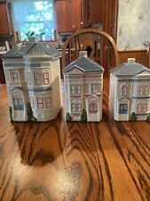 H & HD Mexico House Canister Set Of 3 1988 picture