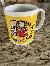 Best Buddies Coffee Mug Tea Cup HUG Holds 10oz Bright & Colorful Fun Humor EUC picture