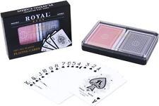 2-Pack of Royal 100% Plastic Playing Cards Set - Washable, Waterproof picture