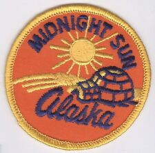 1983 Alaska Midnight Sun Patch 3 inches Iron/Sew-on Embroidered original picture