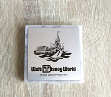Vintage 1970,s Walt Disney World Italian Marble Base Paperweight with Sticker picture