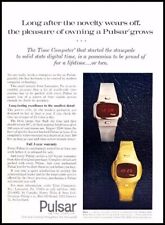 1977 Pulsar Time Computer Watch Vintage Vintage Advertisement Print Art Ad D172 picture