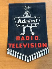 SPACE ROBOT Admiral Radio Television 1959 MEXICO FABRIC FLAG BANNER AD SIGN picture