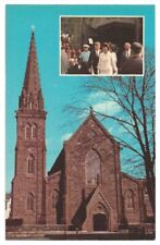 Newport Rhode Island c1953 St. Mary's Church, Sen. Kennedy & Jacqueline Bouvier picture