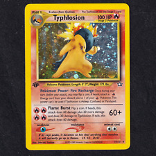 Pokemon TYPHLOSION 17/111 1st Edition Neo Genesis Holo Rare English EXCELLENT LP picture