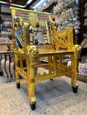 Amazing Gold leaf throne of King Tutankhamun Ancient Egyptian Antiques Egypt BC picture