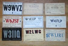 Lot of 9 Vintage QSL  cards postcards From The 1930s picture