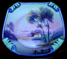 Gorgeous Noritake Curled Edge Hand Painted Japanese Plate picture