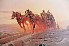 Robert Pummill Western Art Before Sundown Signed LE 489/1000 Lithograph Print picture
